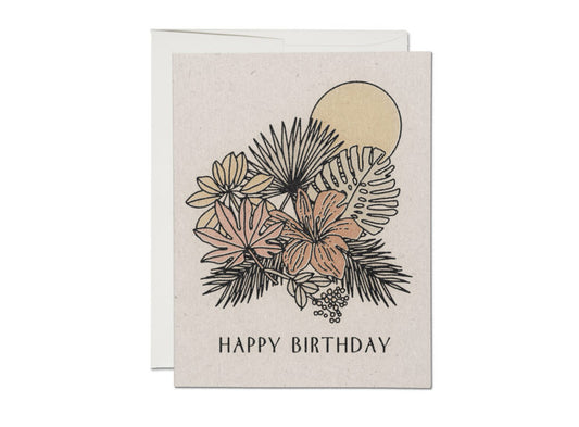 Birthday greeting card by Red Cap Cards, illustrated by Daren Thomas Magee.